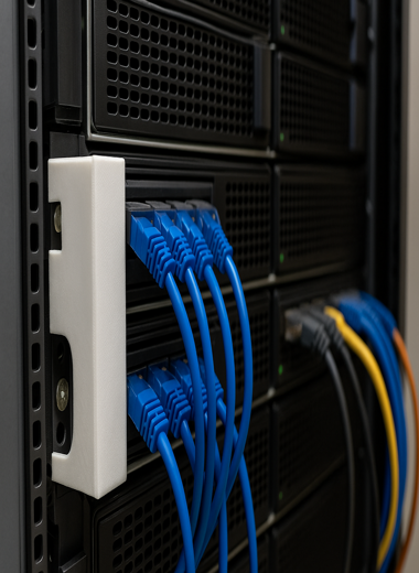 Picture of network rack